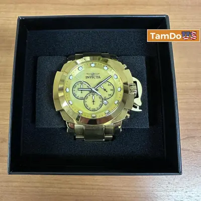 Invicta Coalition Forces 46538 Men's Quartz Watch, 48mm, Stainless Steel, Chrono at Watches, Parts & Accessories in excellent condition